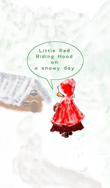 [LINE着せ替え] Little Red Riding Hood on a snowy dayの画像1