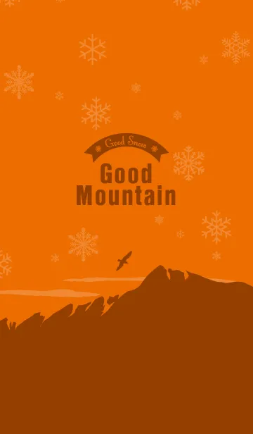 [LINE着せ替え] GOOD MOUNTAIN / ORANGE ver. ＠冬特集の画像1