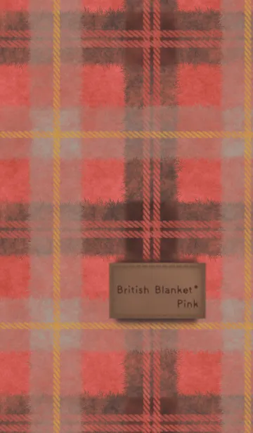 [LINE着せ替え] British Blanket*Pink＠冬特集の画像1