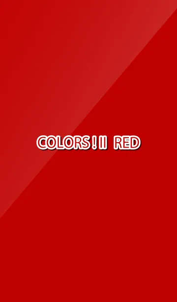 [LINE着せ替え] Colors ！ II Redの画像1