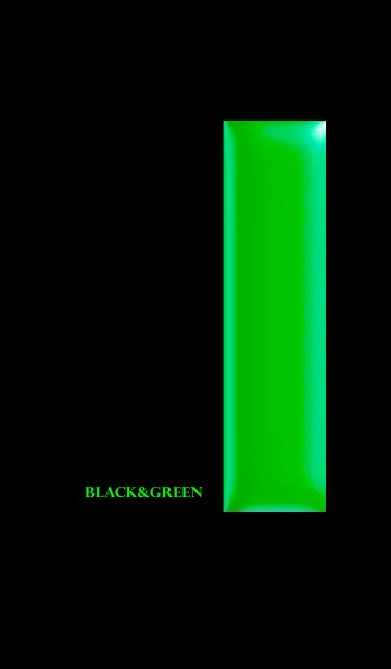 [LINE着せ替え] シンプル 緑と黒 ロゴ無し No.4-2の画像1