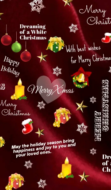 [LINE着せ替え] Merry Christmas Red Velvet＠冬特集の画像1