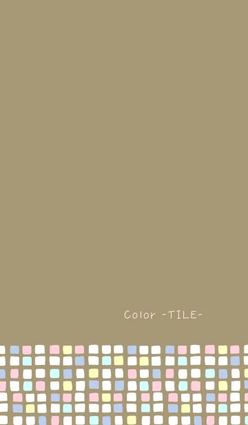 [LINE着せ替え] Color -TILE- 61＠冬特集の画像1