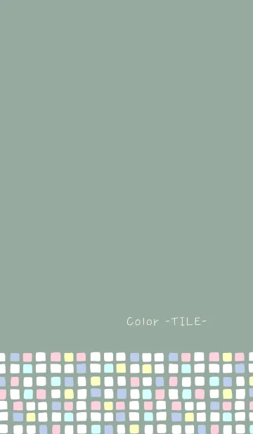 [LINE着せ替え] Color -TILE- 62＠冬特集の画像1