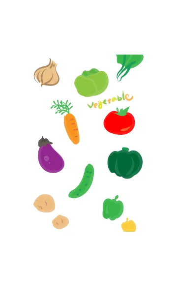 [LINE着せ替え] Vegetable Carnivalの画像1