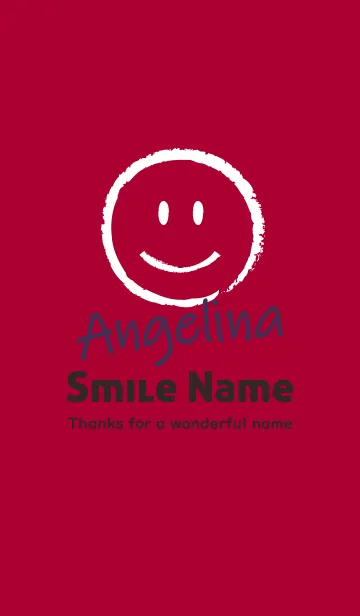 [LINE着せ替え] Smile Name Angelinaの画像1