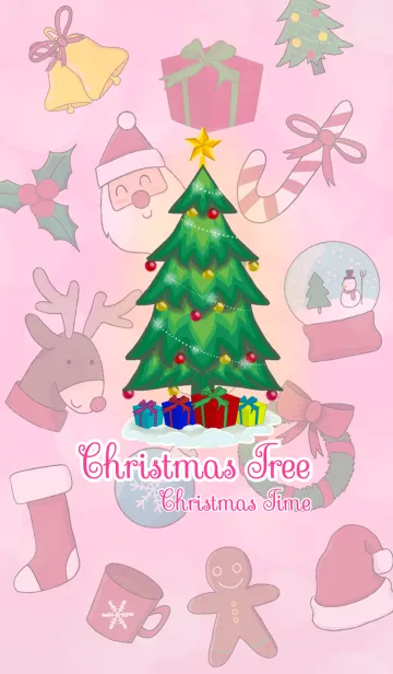 [LINE着せ替え] Christmas tree, Christmas timeの画像1