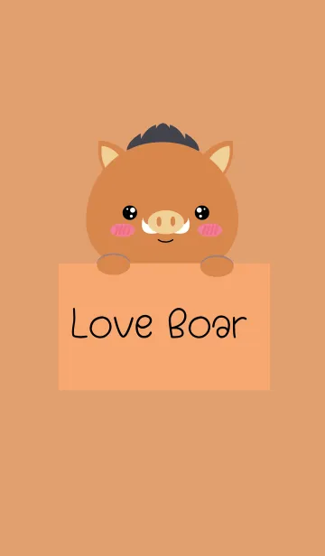 [LINE着せ替え] Simple Love Boar (jp)の画像1