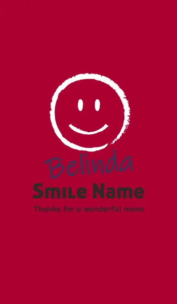 [LINE着せ替え] Smile Name Belindaの画像1