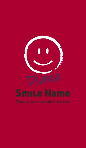 [LINE着せ替え] Smile Name Dianaの画像1