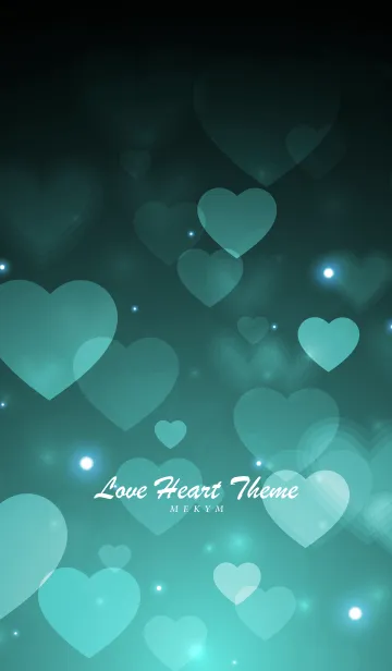 [LINE着せ替え] Love Heart Theme -WINTER BLUE-＠冬特集の画像1