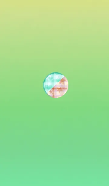 [LINE着せ替え] 恋愛運のハーフボタンブルーグリーンの画像1