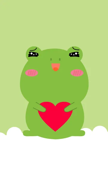 [LINE着せ替え] Simple Fat Frog Theme (jp)の画像1