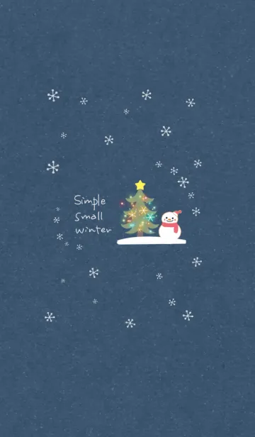 [LINE着せ替え] Simple small Christmas 2 ＠冬特集の画像1