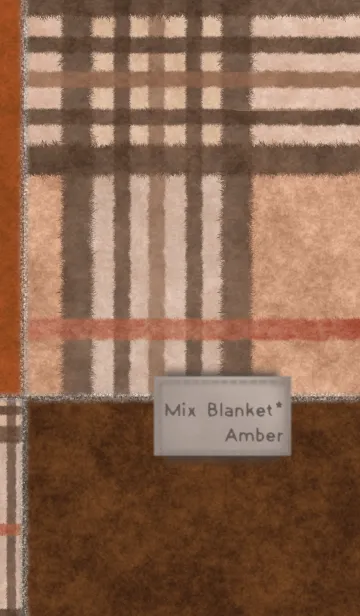 [LINE着せ替え] Mix Blanket*Amber＠冬特集の画像1