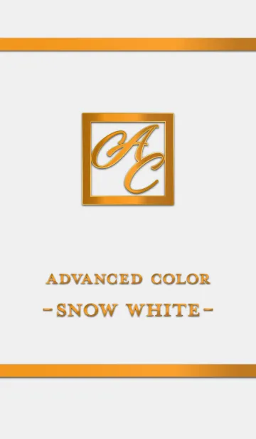 [LINE着せ替え] Advanced Color -Snow White-の画像1