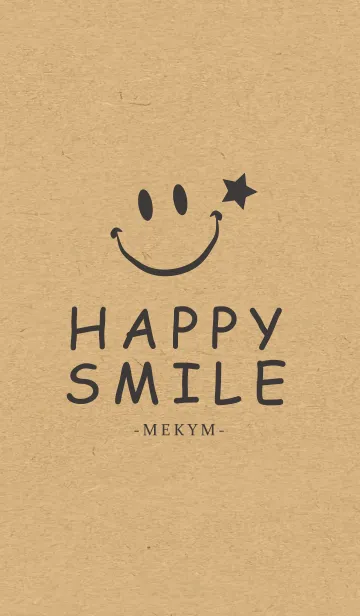 [LINE着せ替え] HAPPY SMILE STAR KRAFT 28 -MEKYM-の画像1
