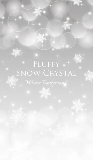 [LINE着せ替え] Fluffy Snow Crystal @冬特集の画像1