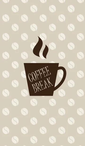 [LINE着せ替え] COFFEE BREAK[Brown]の画像1