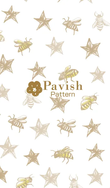 [LINE着せ替え] Pavish Pattern～ミツバチの夢～の画像1