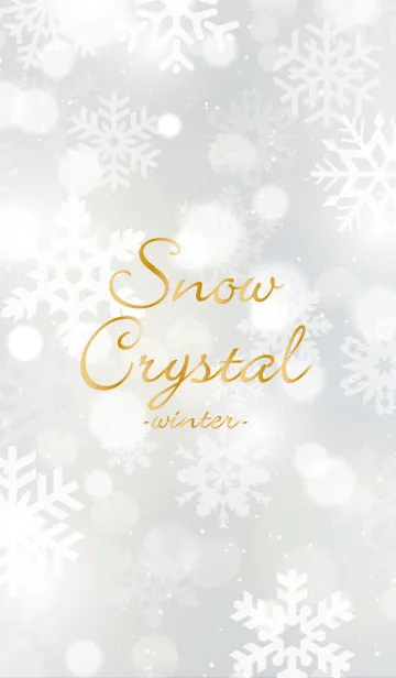 [LINE着せ替え] Snow Crystal White 2 -winter-@冬特集の画像1