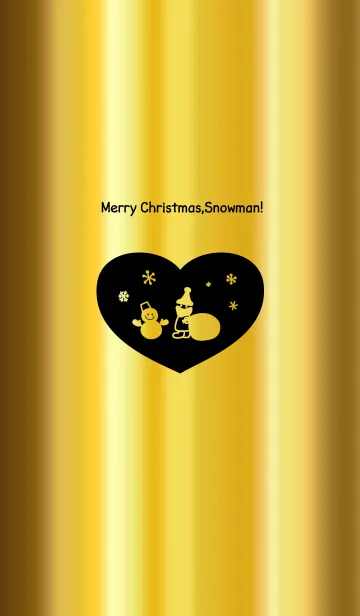 [LINE着せ替え] ラッキーゴールドのクリスマス＠冬特集の画像1