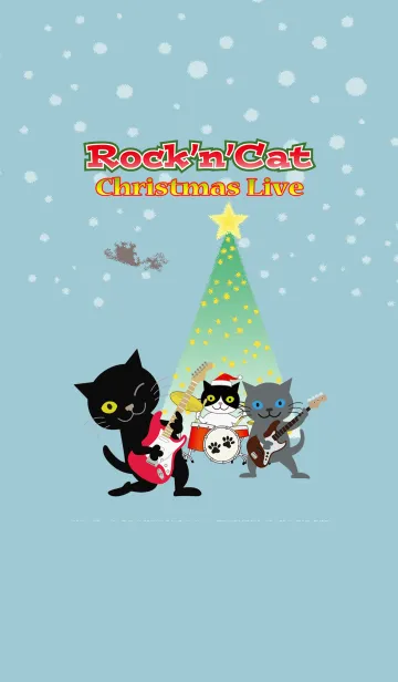 [LINE着せ替え] Rock'n'Cat Xmas Live@冬特集の画像1