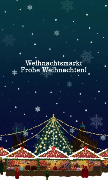[LINE着せ替え] ドイツのクリスマスマーケット ＠冬特集の画像1