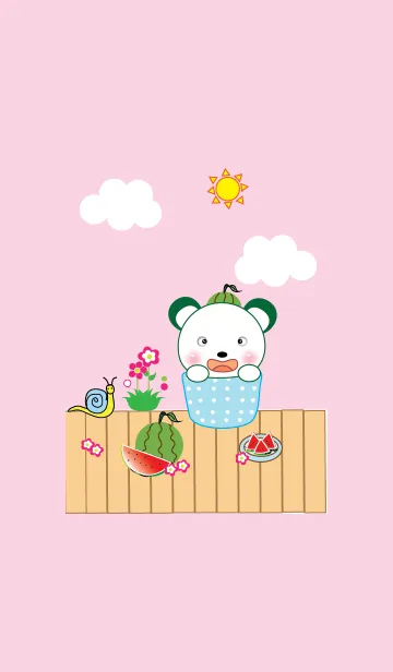 [LINE着せ替え] Cute bear theme v.24 (JP)の画像1