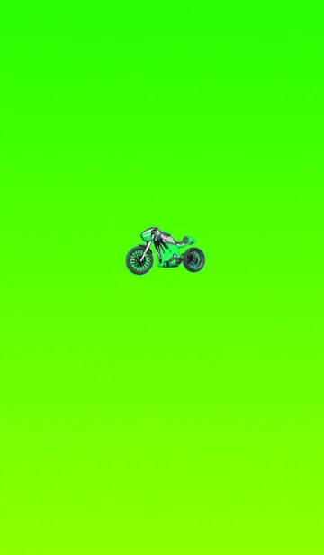 [LINE着せ替え] シンプルバイクエメラルドの画像1