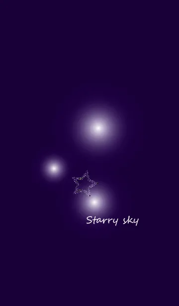 [LINE着せ替え] Starry Starry Sky Blue2の画像1