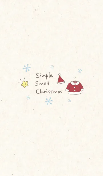 [LINE着せ替え] Simple small Christmas ＠冬特集の画像1