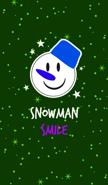 [LINE着せ替え] スマイル スノーマン スタイル 9の画像1