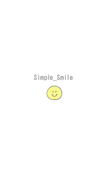 [LINE着せ替え] Simple_Smileの画像1