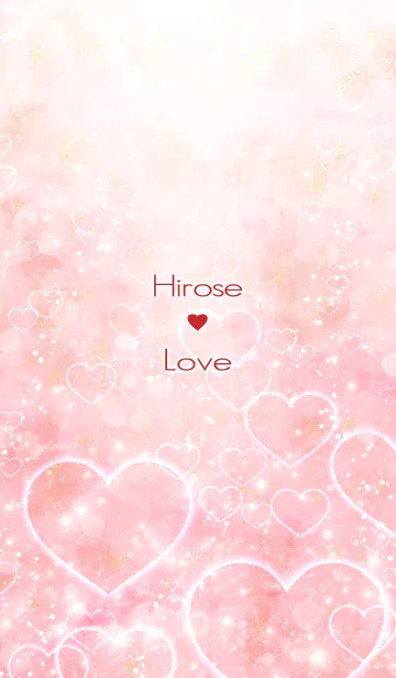 [LINE着せ替え] ひろせ Love♥Heartの画像1