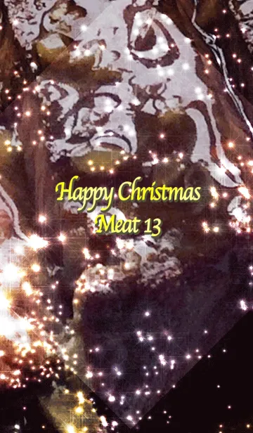 [LINE着せ替え] Happy Christmas Meat 13の画像1