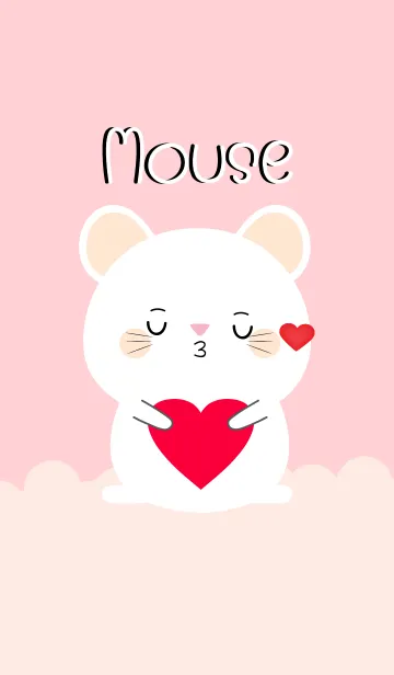 [LINE着せ替え] Simple Lovely Mouse (jp)の画像1