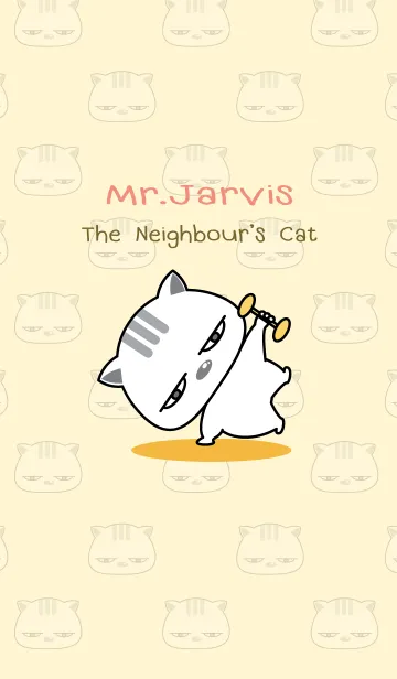 [LINE着せ替え] Mr. Jarvis, The Neighbour's Catの画像1