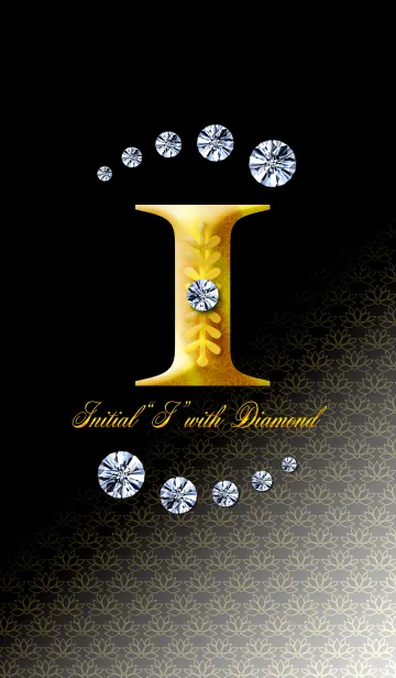 [LINE着せ替え] Initial"I" with DIAMONDの画像1