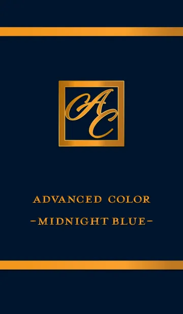 [LINE着せ替え] Advanced Color -Midnight Blue-の画像1