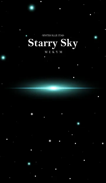 [LINE着せ替え] Starry Sky -WINTER BLUE STAR-＠冬特集の画像1