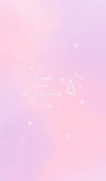 [LINE着せ替え] Simple small Christmas 3 ＠冬特集の画像1