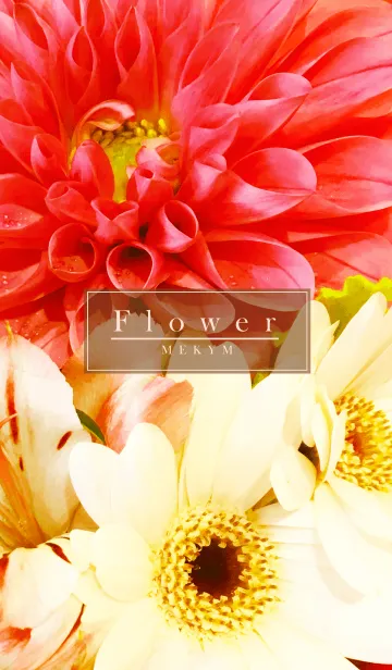[LINE着せ替え] Flower 4 -MEKYM- @冬特集の画像1