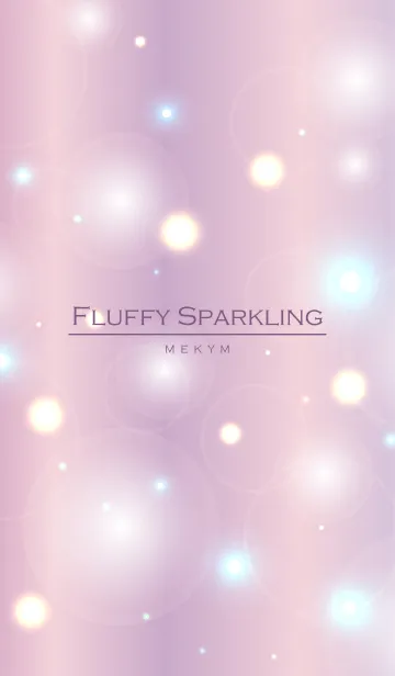 [LINE着せ替え] Fluffy Sparkling 4 @冬特集の画像1