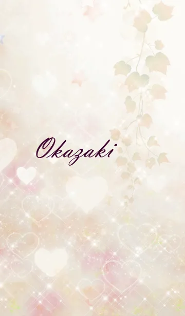 [LINE着せ替え] No.192 おかざき♥LOVE♥恋愛運上昇♥の画像1