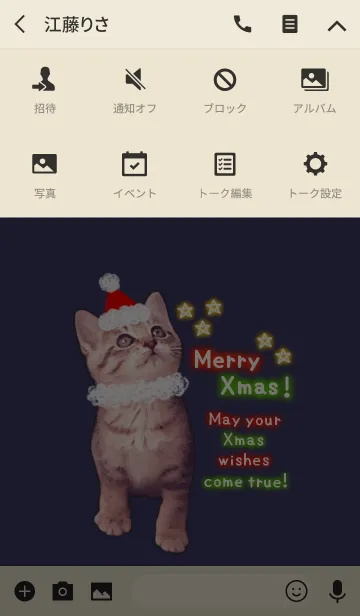 [LINE着せ替え] Pretty Cristmas Cats ☆2 ＠冬特集の画像4