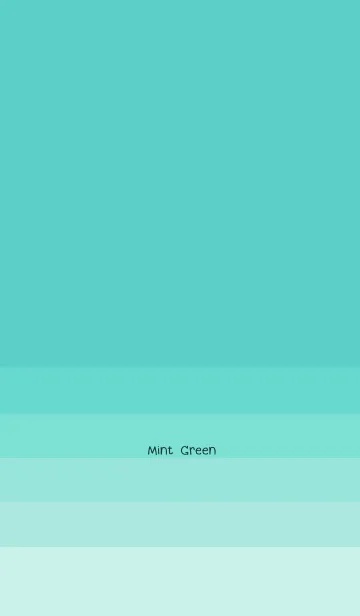 [LINE着せ替え] Word - Mint Greenの画像1