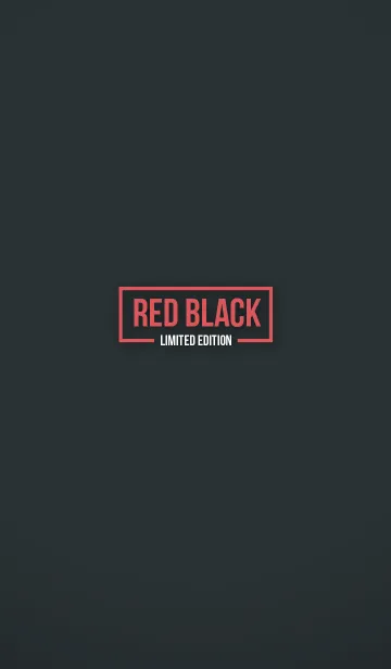 [LINE着せ替え] 【シンプル】RED＆BLACKの画像1