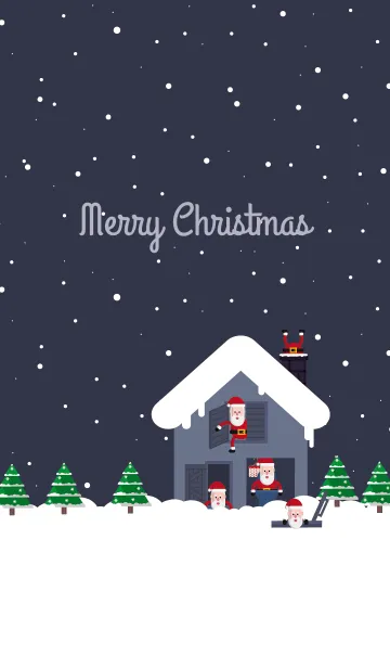 [LINE着せ替え] サンタクロース 来るの画像1