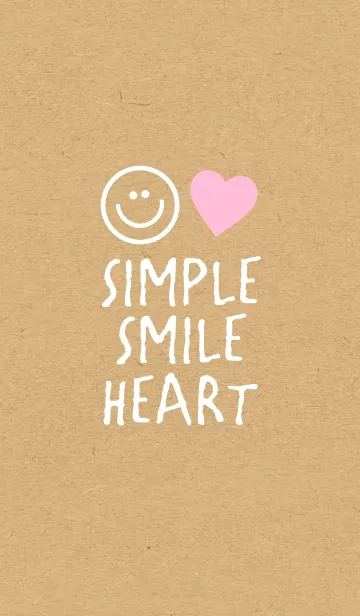 [LINE着せ替え] SIMPLE HEART SMILE 15の画像1